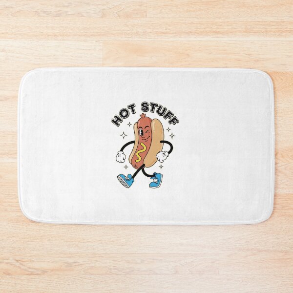 Item preview, Hot Stuff Retro Rubber Hose Hot Dog designed and sold by AdyKurniawan.