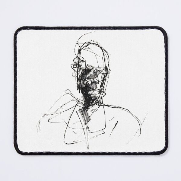 Item preview, Abstract Minimalist Head Portrait Sketch designed and sold by SleekLineSketches.