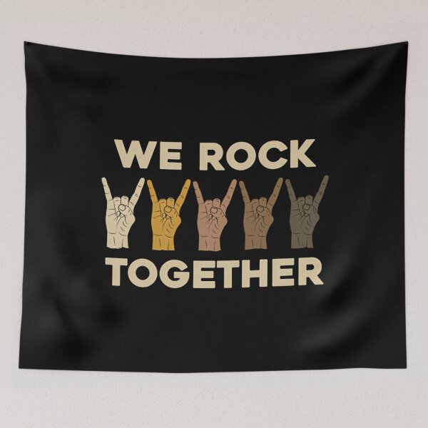 Item preview, We Rock Together - Unity In Diversity designed and sold by designBuggs.