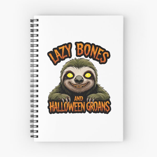 Item preview, Lazy Bones and Halloween Groans - Creepy Sloth designed and sold by MaateoDesign.