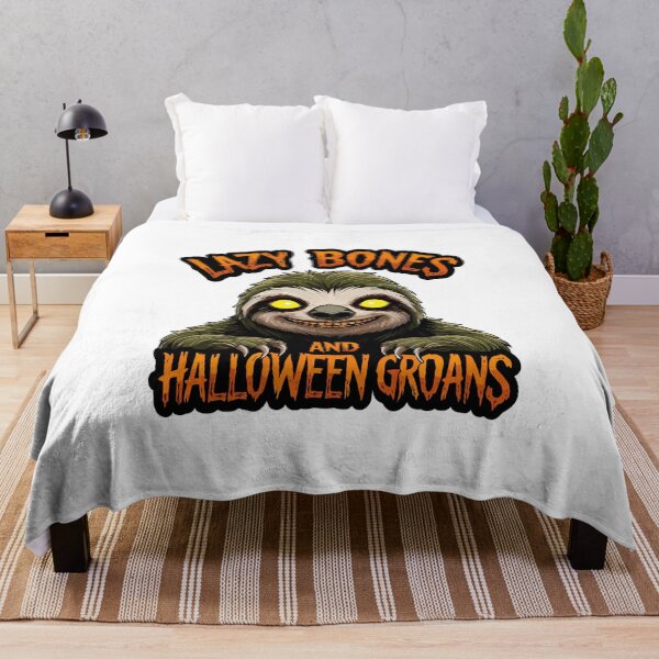 Item preview, Lazy Bones and Halloween Groans - Creepy Sloth designed and sold by MaateoDesign.