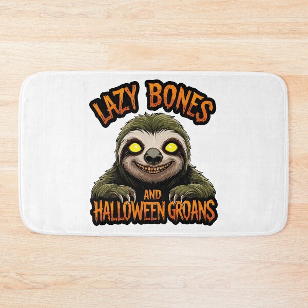 Item preview, Lazy Bones and Halloween Groans - Creepy Sloth designed and sold by MaateoDesign.