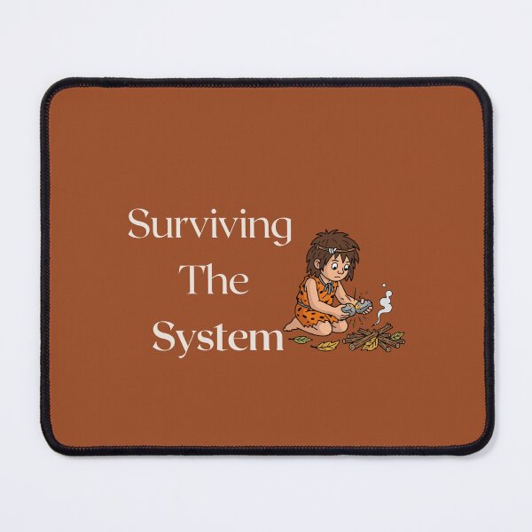Item preview, Surviving The System – Bold Anti Hustle Quote Design. designed and sold by NeonPetal.