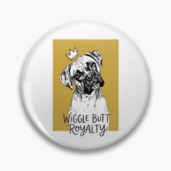 Item preview, The Wiggle King - Boxer Dog designed and sold by bapupa.