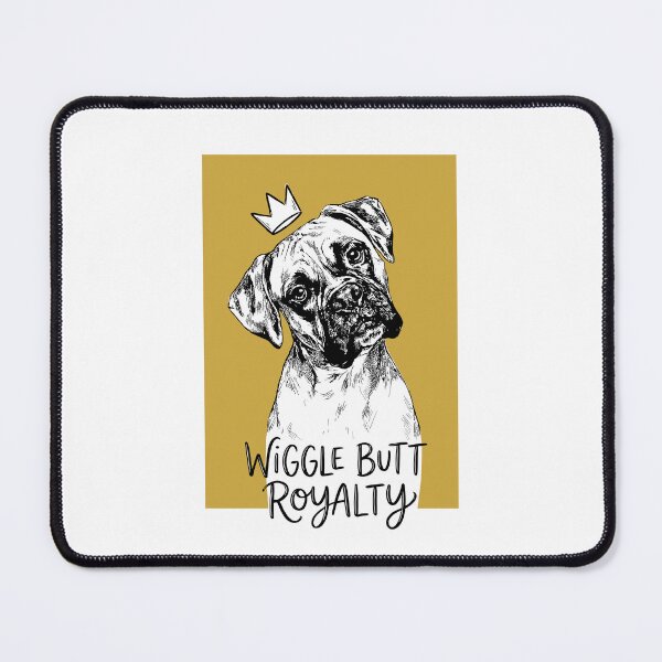 Item preview, The Wiggle King - Boxer Dog designed and sold by bapupa.