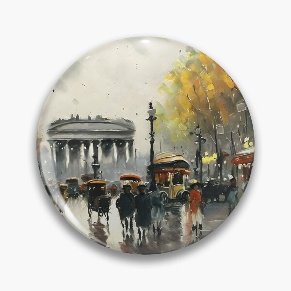Item preview, Omnibus on the Place de la Madeleine - 02 designed and sold by artdesignsnow.