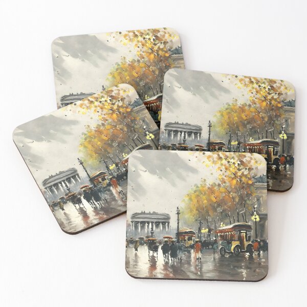 Item preview, Omnibus on the Place de la Madeleine - 02 designed and sold by artdesignsnow.