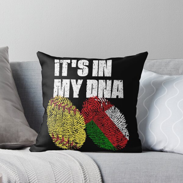 Item preview, IT'S IN MY DNA Softball - Oman Flag Fingerprint  designed and sold by CosmoKitsch.