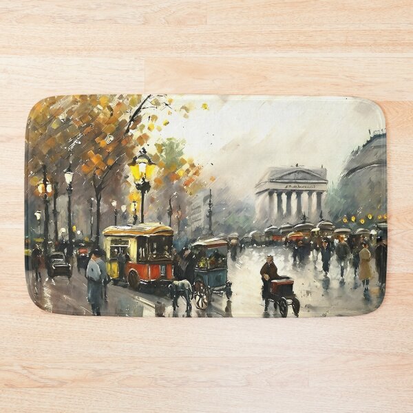 Item preview, Omnibus on the Place de la Madeleine - 01 designed and sold by artdesignsnow.