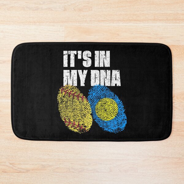 Item preview, IT'S IN MY DNA Softball - Palau Flag Fingerprint  designed and sold by CosmoKitsch.