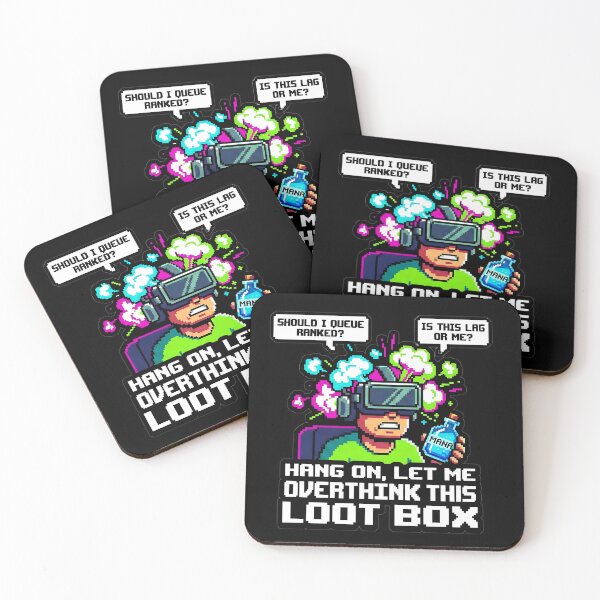 Item preview, Overthinking Loot Box Gamer  designed and sold by Oommen Studio .