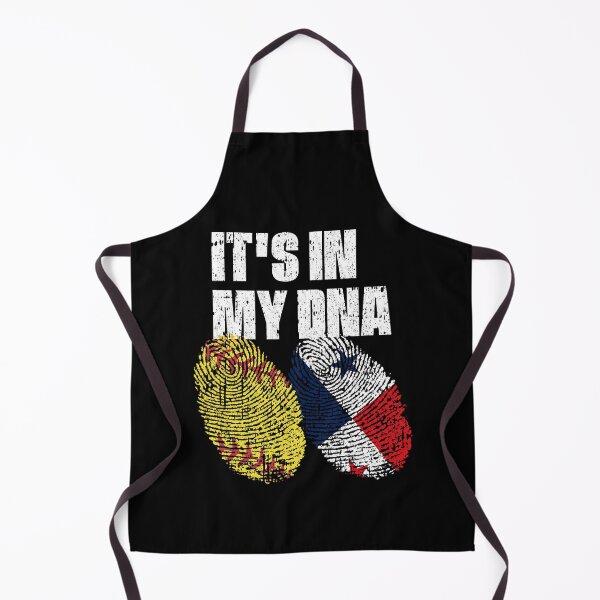 Item preview, IT'S IN MY DNA Softball - Panama Flag Fingerprint  designed and sold by CosmoKitsch.