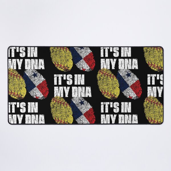Item preview, IT'S IN MY DNA Softball - Panama Flag Fingerprint designed and sold by CosmoKitsch.