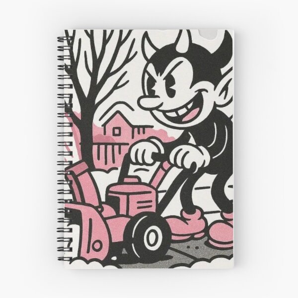 Item preview, “Snowblowing in Hell’s Winter Wonderland” designed and sold by Print Fiction.