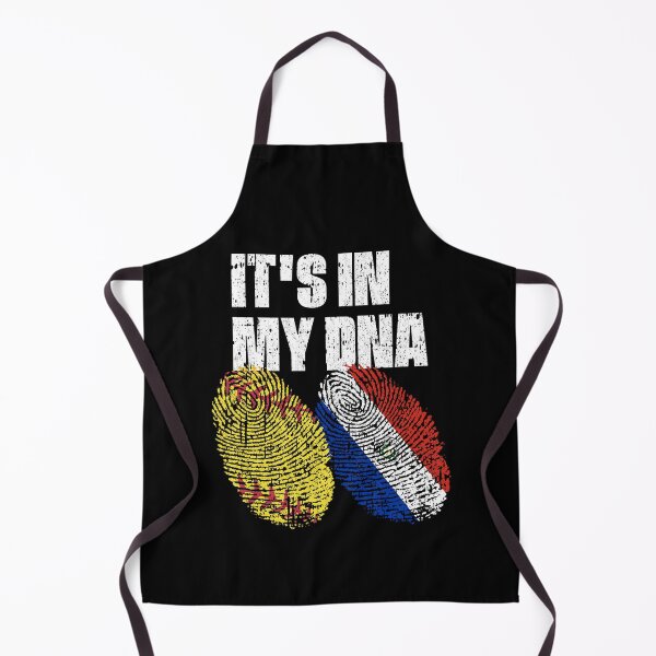 Item preview, IT'S IN MY DNA Softball - Paraguay Flag Fingerprint designed and sold by CosmoKitsch.