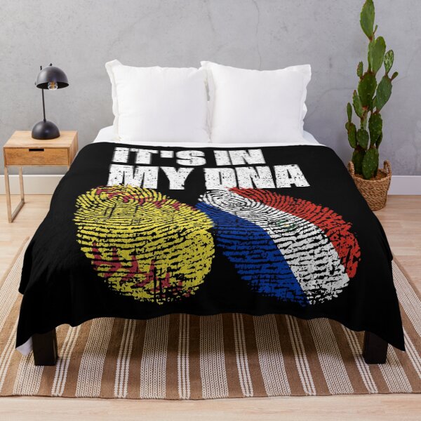Item preview, IT'S IN MY DNA Softball - Paraguay Flag Fingerprint designed and sold by CosmoKitsch.