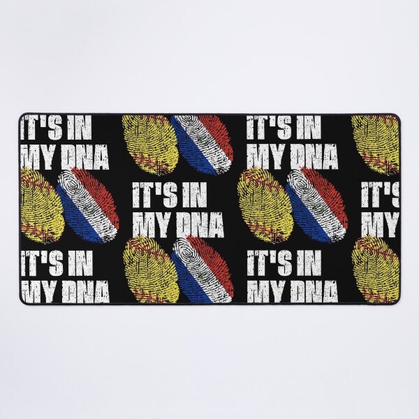 Item preview, IT'S IN MY DNA Softball - Paraguay Flag Fingerprint designed and sold by CosmoKitsch.