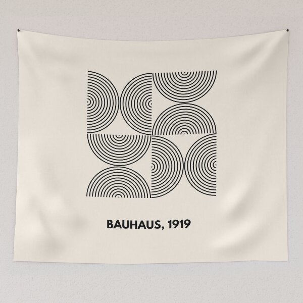Item preview, Bauhaus 1919 – Geometric abstraction in retro style designed and sold by PrintCessStudio.
