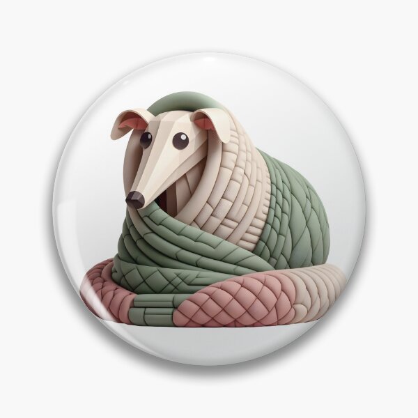Item preview, Italian Greyhound Burrito Wall Art – Cozy Iggy in Blanket, Funny Dog Lover Gift, Minimalist Art Print designed and sold by purrsoul.