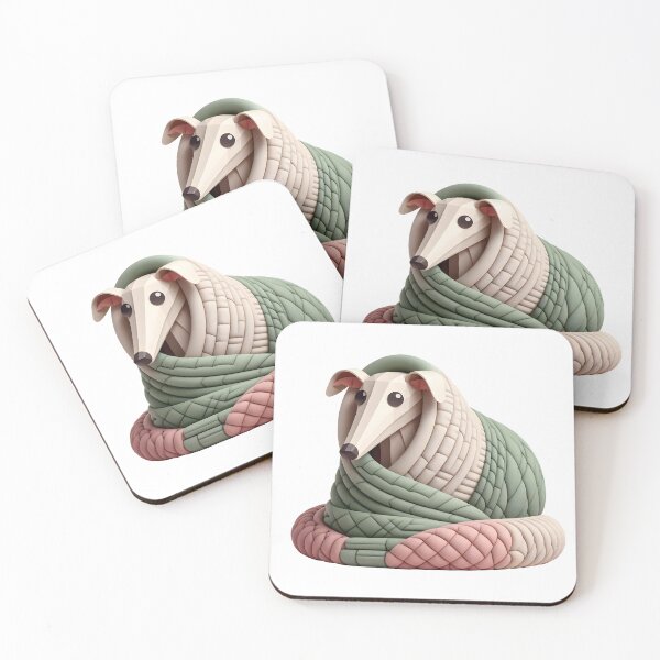 Item preview, Italian Greyhound Burrito Wall Art – Cozy Iggy in Blanket, Funny Dog Lover Gift, Minimalist Art Print designed and sold by purrsoul.