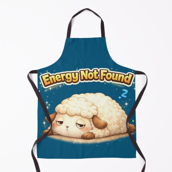 Item preview, Energy Not Found – Cute Sleepy Sheep Aesthetic Design designed and sold by BabyStark.