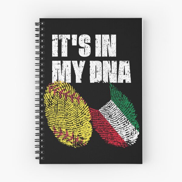 Item preview, IT'S IN MY DNA Softball - Kuwait Flag Fingerprint  designed and sold by CosmoKitsch.