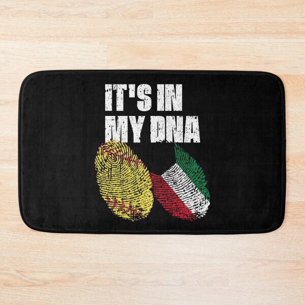 Item preview, IT'S IN MY DNA Softball - Kuwait Flag Fingerprint  designed and sold by CosmoKitsch.