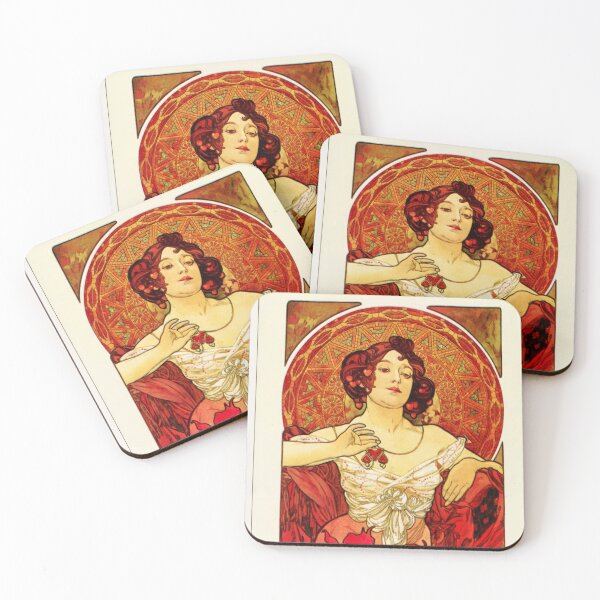 Item preview, The Ruby - Alphonse Mucha (1900) designed and sold by stevepmp.
