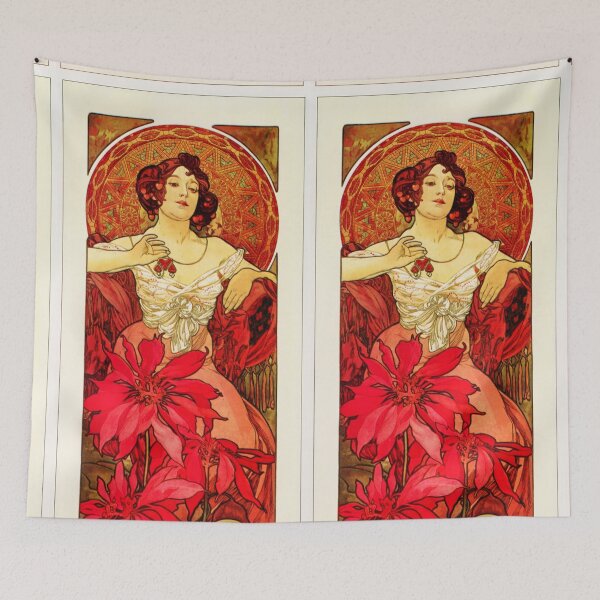 Item preview, The Ruby - Alphonse Mucha (1900) designed and sold by stevepmp.