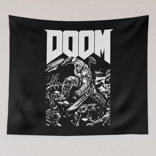 Item preview, Dooms Barons Pixelated Character With Logo Video Game designed and sold by SamuelHein.