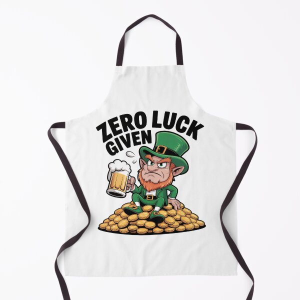 Item preview, Zero Luck Given Sarcastic Leprechaun Humor Design designed and sold by Blok45.
