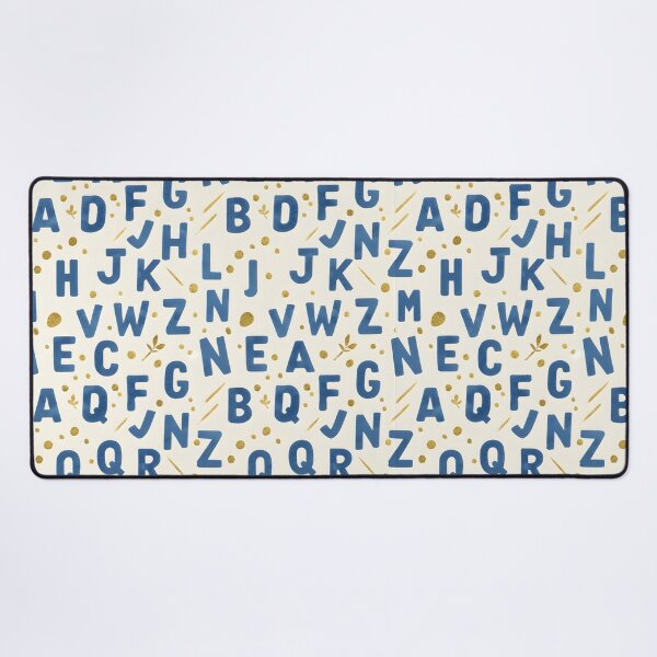 Item preview, Ocean Blue Watercolor Hearts-Elegant Pattern with Gold Accents designed and sold by DraftNDreamShop.