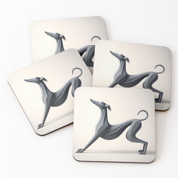 Item preview, Italian Greyhound Wall Art – Morning Stretch Iggy, Minimalist Yoga Dog Illustration, Sighthound Lover Gift designed and sold by purrsoul.