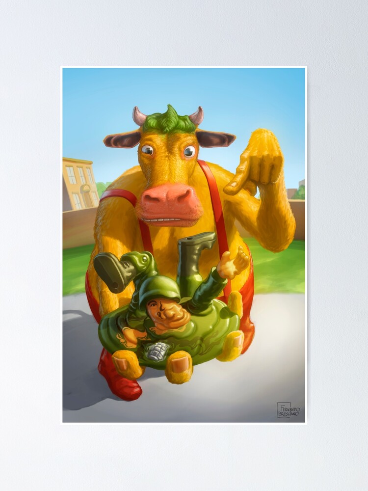 Alternate view of Heffer with G.I. Jimbo Poster