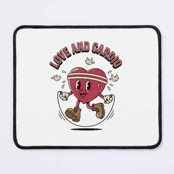 Item preview, Love And Cardio Funny Gym Valentine designed and sold by AdyKurniawan.