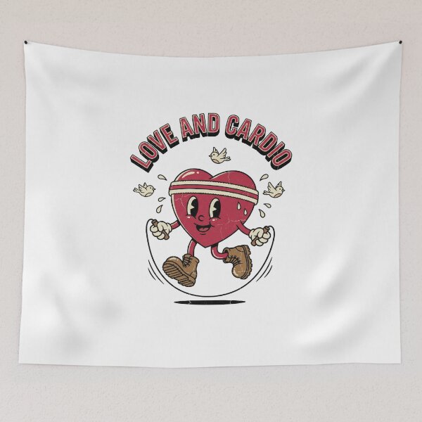Item preview, Love And Cardio Funny Gym Valentine designed and sold by AdyKurniawan.