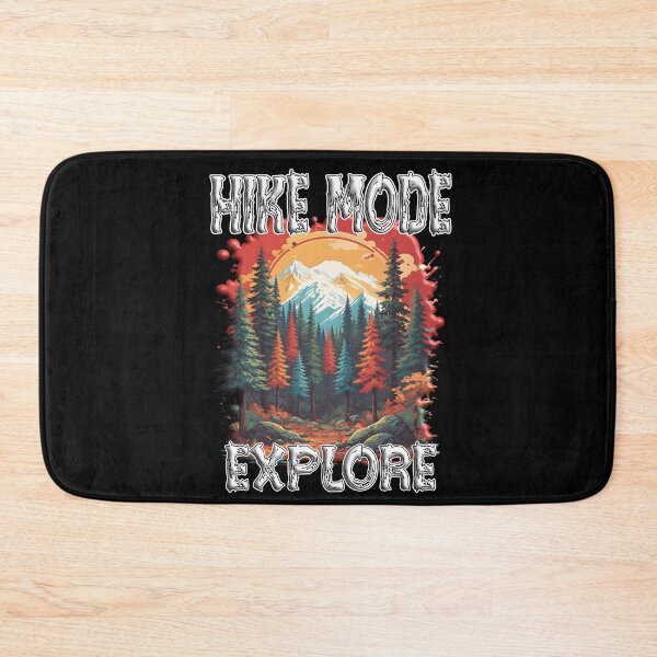 Item preview, Hike Mode Explore - Mountain Sunset Forest Adventure hikers campers nature lovers for men women and teens who love their trail adventures designed and sold by Jt41.
