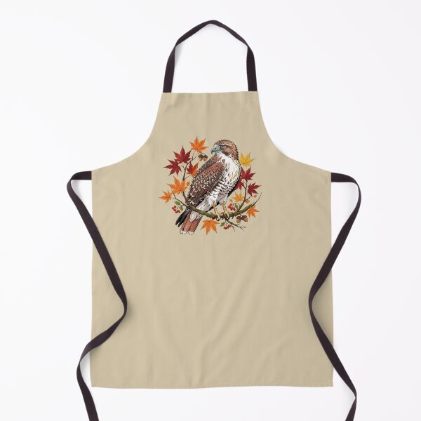 Item preview, Autumn Hawk Maple Woodland Art designed and sold by BirdsnStuff.