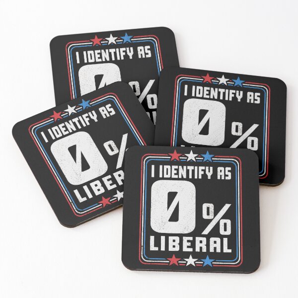 Item preview, I Identify As 0% Liberal Funny Political Statement designed and sold by MackenzieBin.
