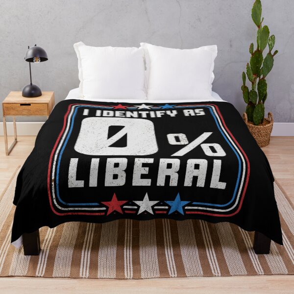 Item preview, I Identify As 0% Liberal Funny Political Statement designed and sold by MackenzieBin.