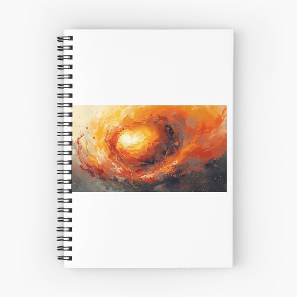 Item preview, Solar Phoenix: Abstract Zen Fire Swirl - Vibrant Energy Canvas Art designed and sold by solalink.
