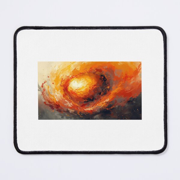 Item preview, Solar Phoenix: Abstract Zen Fire Swirl - Vibrant Energy Canvas Art designed and sold by solalink.