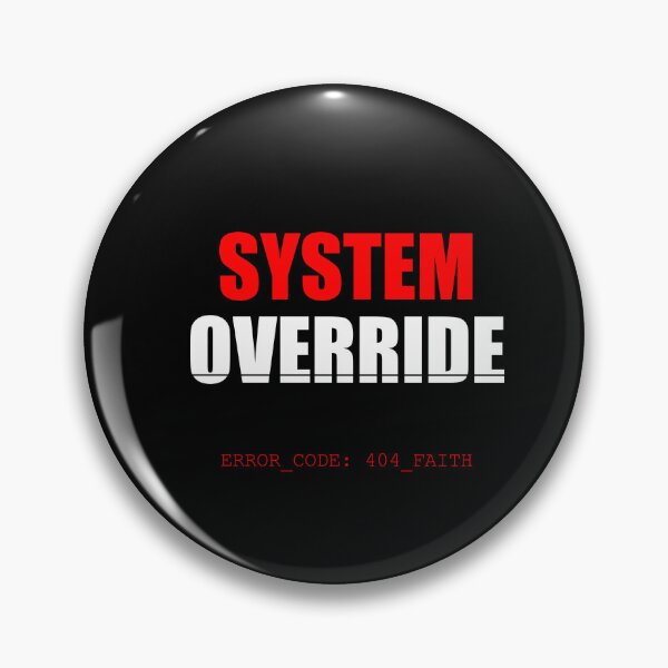 Item preview, System Override Cyber Glitch Label designed and sold by Mikidesign1988.