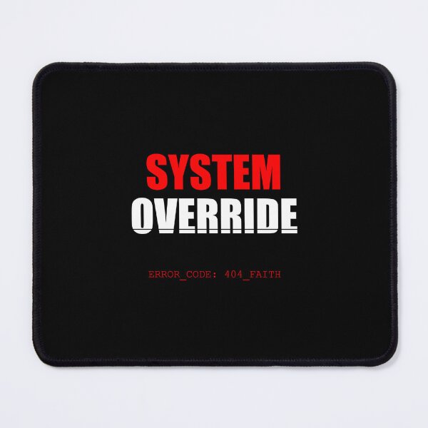Item preview, System Override Cyber Glitch Label designed and sold by Mikidesign1988.