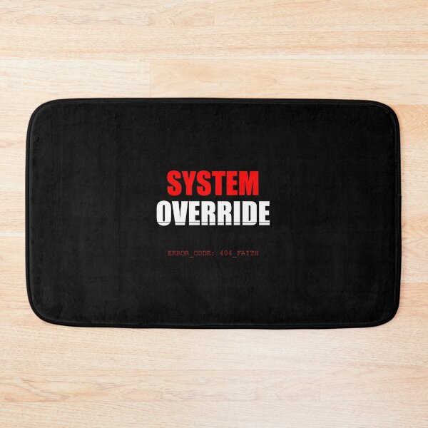 Item preview, System Override Cyber Glitch Label designed and sold by Mikidesign1988.