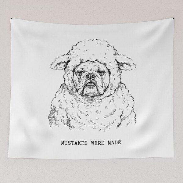 Item preview, The Fluff-Wrapped Grump - English Bulldog Dog designed and sold by bapupa.