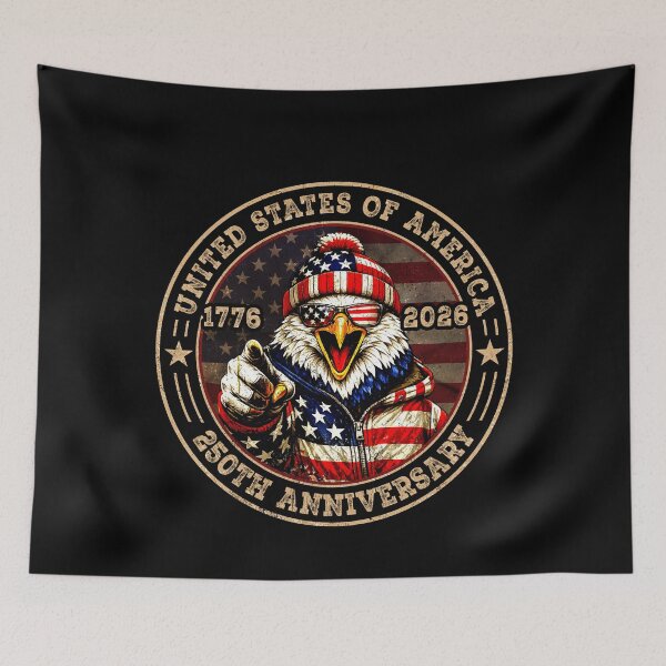 Item preview, AMERICA 250 YEARS 1776-2026 Anniversary Celebration Funny Eagle designed and sold by MackenzieBin.