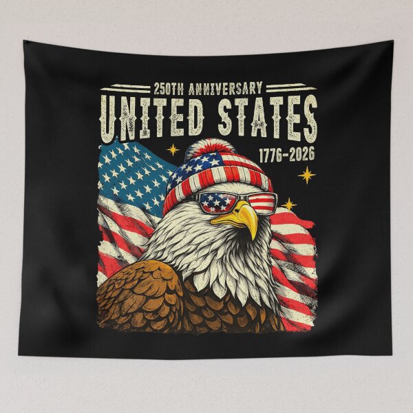 Item preview, AMERICA 250 YEARS 1776-2026 Anniversary Celebration Funny Eagle designed and sold by MackenzieBin.