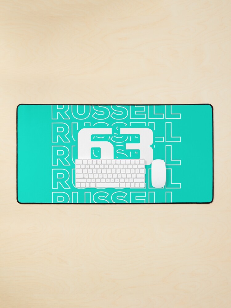 Thumbnail 1 of 5, Mouse Pad, George Russell 63 designed and sold by PatternDesign01.
