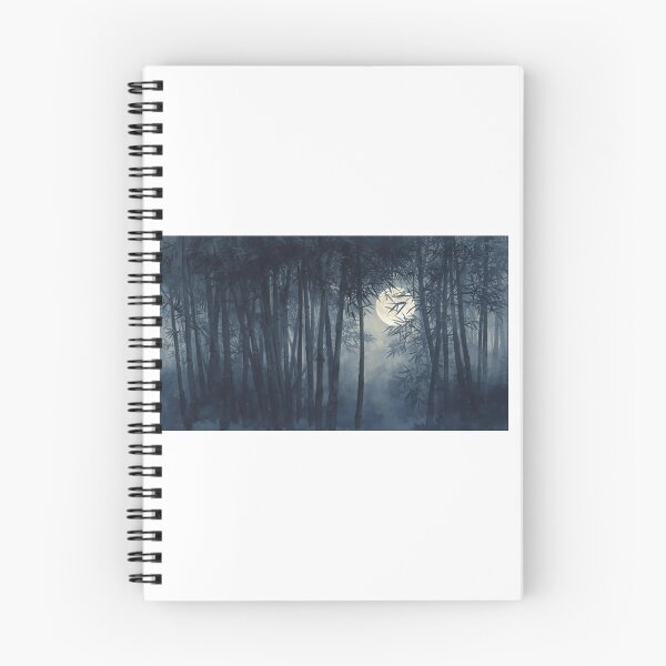 Item preview, Midnight Zen: Enchanting Bamboo Forest & Full Moon Spiritual Wall Art designed and sold by solalink.
